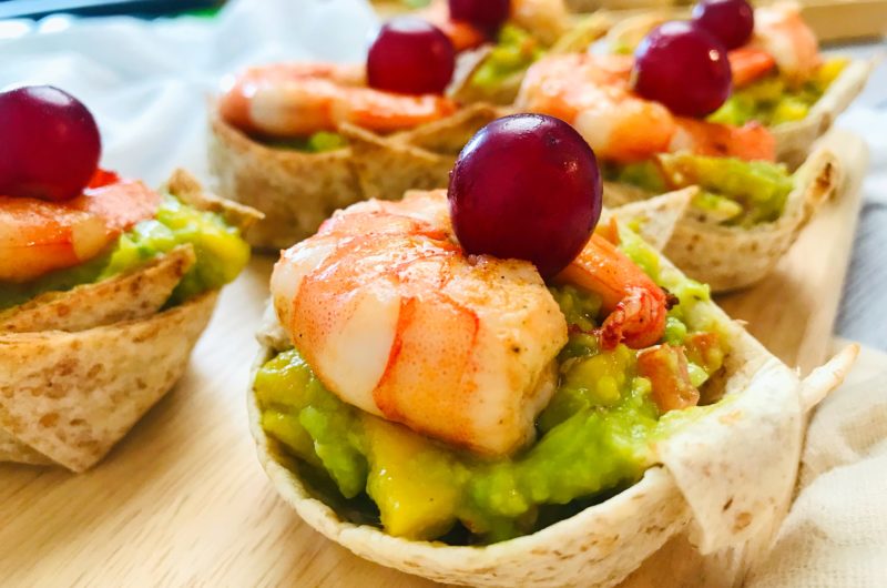 Guacamole Shrimp Burritos Cup